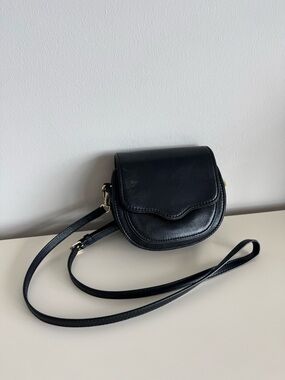 Rebecca Minkoff Small Black Leather Crossbody Bag